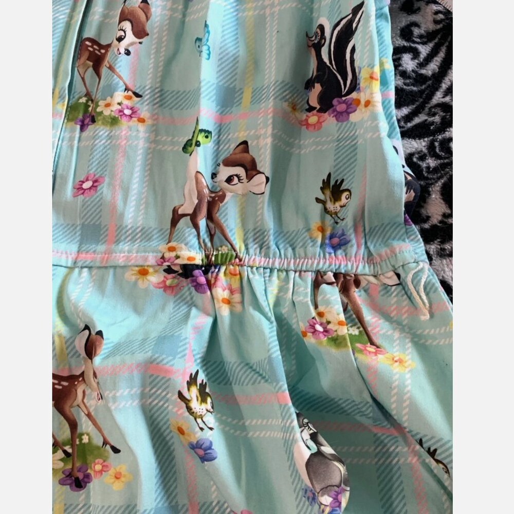 Loungefly Stitch Shoppe Disney Bambi Laci Dress No Tag XL? Thumper Birds Spring - Picture 7 of 8